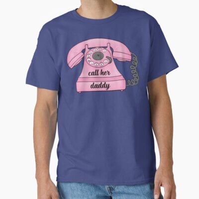 Call Her Daddy Telephone Sticker T-shirt