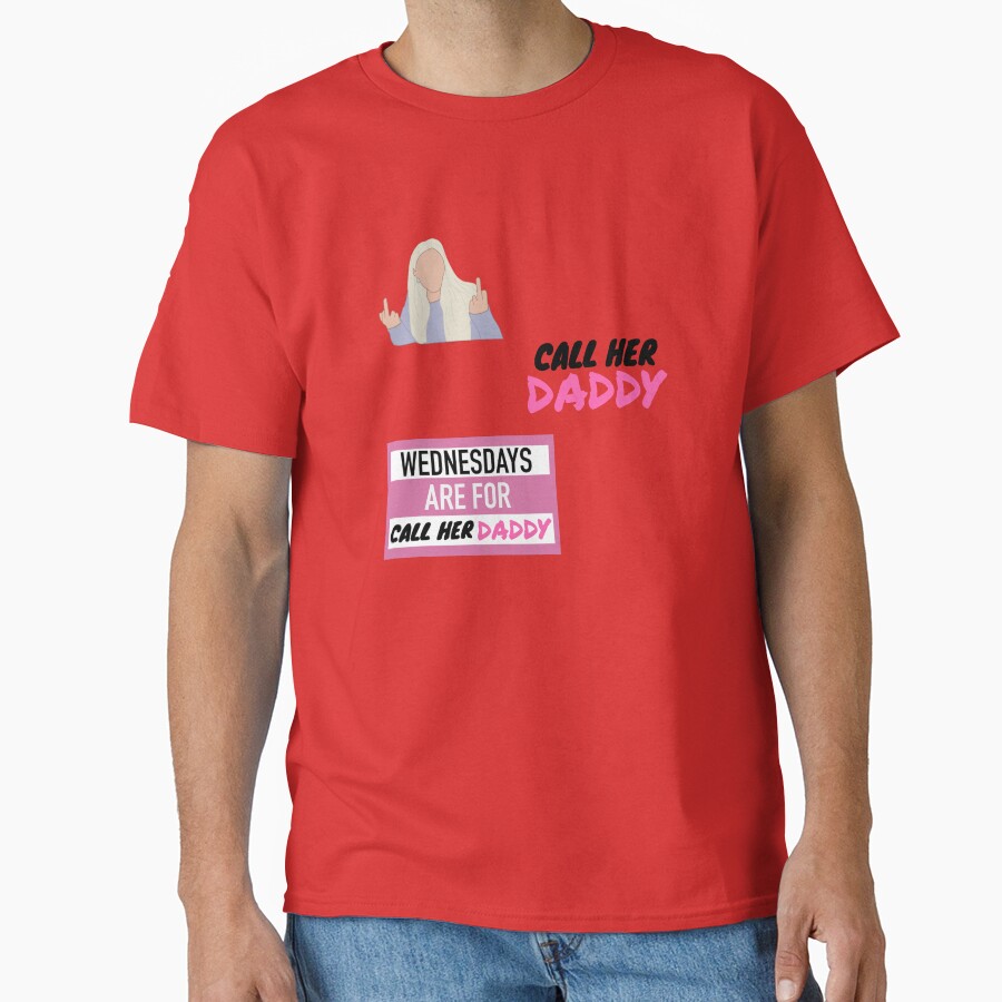 Call Her Daddy Sticker Pack T-shirt - Image 5