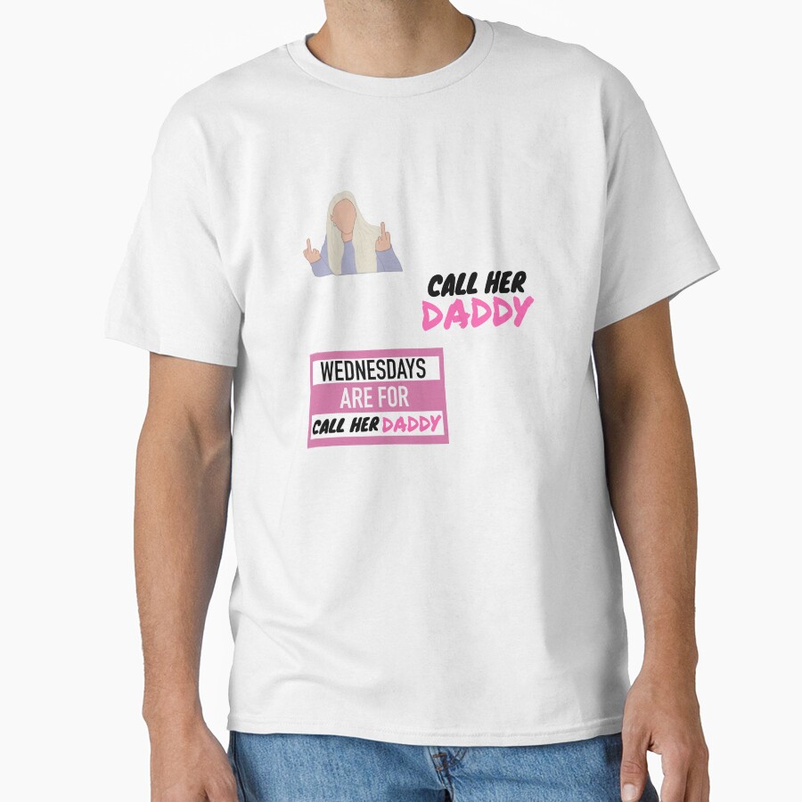 Call Her Daddy Sticker Pack T-shirt - Image 2