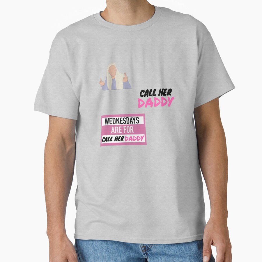 Call Her Daddy Sticker Pack T-shirt - Image 4