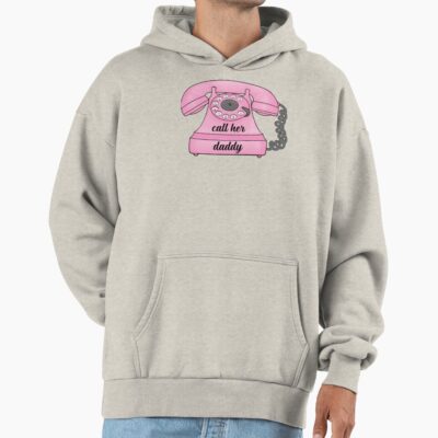Call Her Daddy Telephone Sticker Hoodie