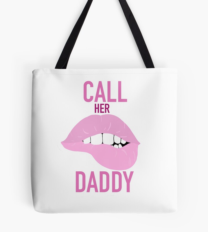 Call Her Daddy Lips Tote Bag