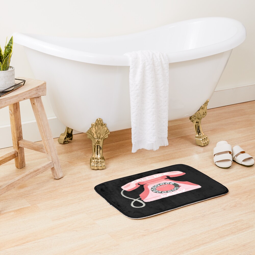 Call Her Daddy Meme Stickers Bath Mat - Image 2