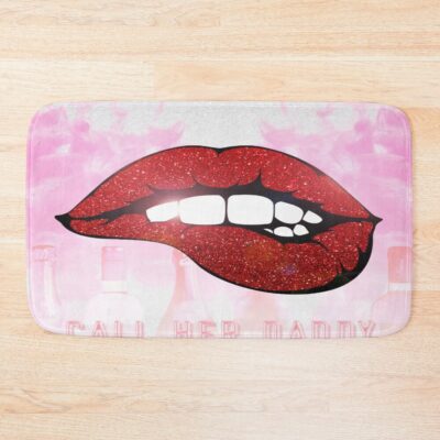 Call Her Daddy Pink Color Bath Mat