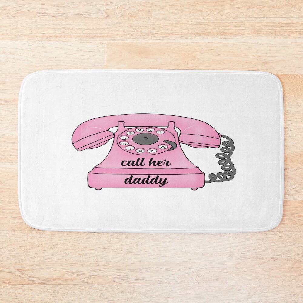 Call Her Daddy Telephone Bath Mat
