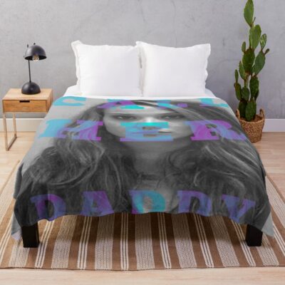 Call Her Daddy Mugsho Throw Blanket