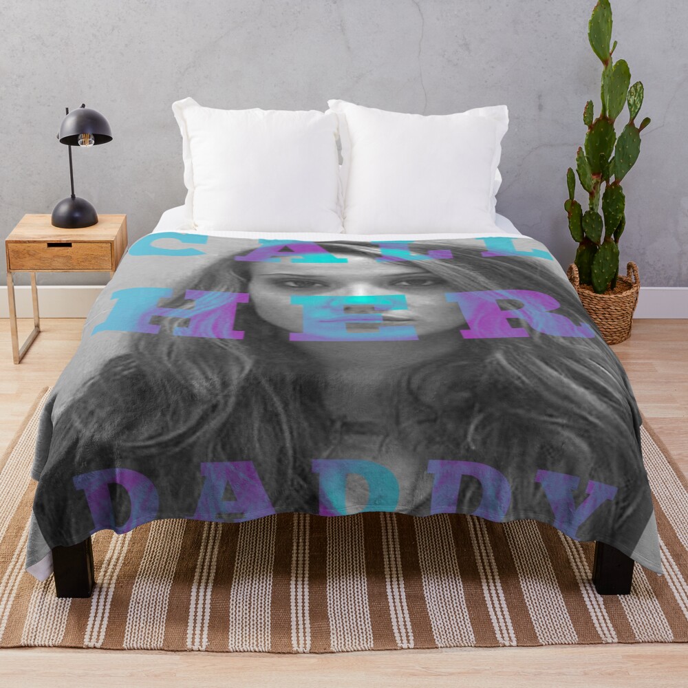 Call Her Daddy Mugsho Throw Blanket
