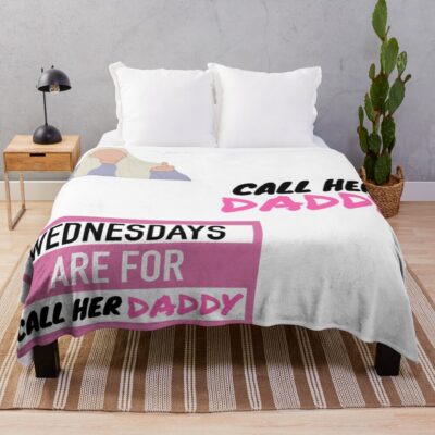 Call Her Daddy Sticker Pack Throw Blanket