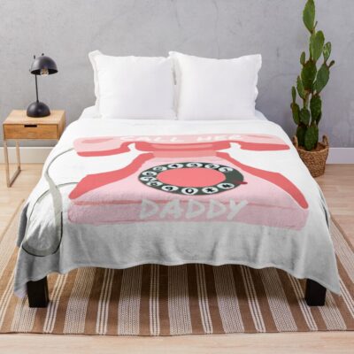 Hot Call Her Daddy Throw Blanket