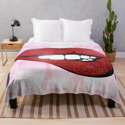 Call Her Daddy Pink Color Throw Blanket