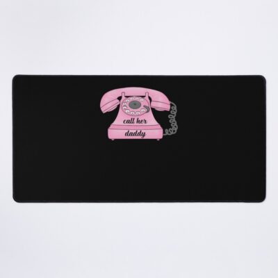 Call Her Daddy Telephone Sticker Mouse Pad