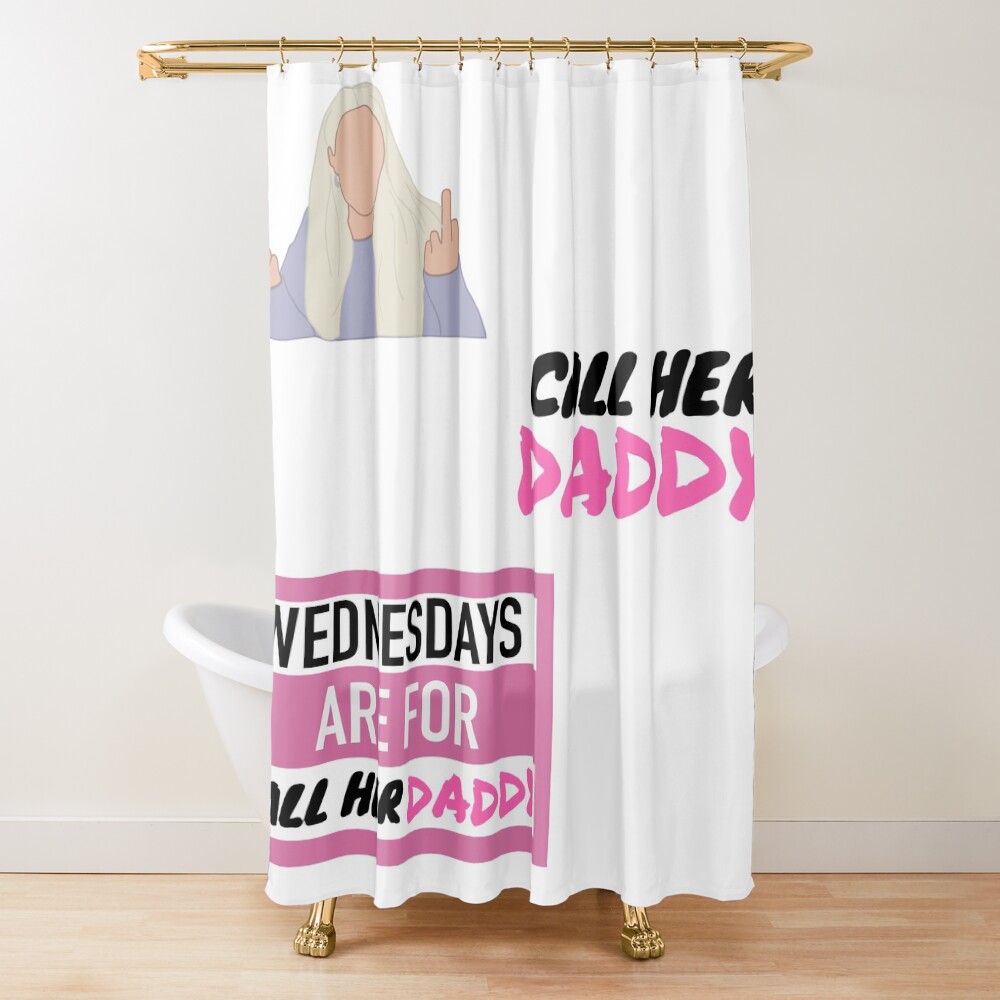 Call Her Daddy Sticker Pack Shower Curtain