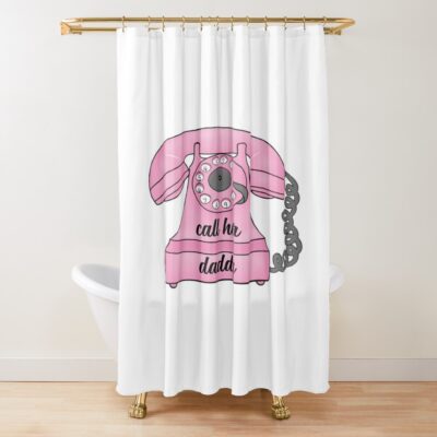 Call Her Daddy Telephone Shower Curtain