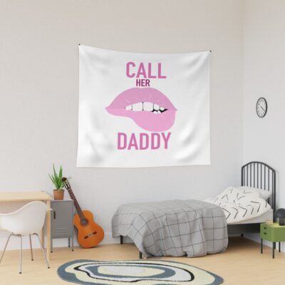 Call Her Daddy Lips Tapestry