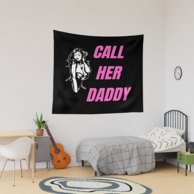 Call Her Daddy Quote Podcast Funny Tapestry