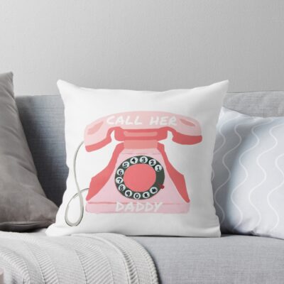Hot Call Her Daddy Throw Pillow